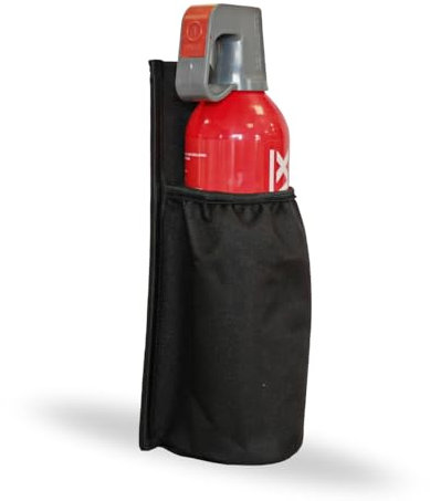 notlok Safety Work - 750g Mini Extincteur Maison sans Fluor + Support pour Voiture | Mousse Extinguante Douce pour la Peau pour Feux de Classe A, F & E jusqu'à 1000V | Extincteur Voiture/Bateau