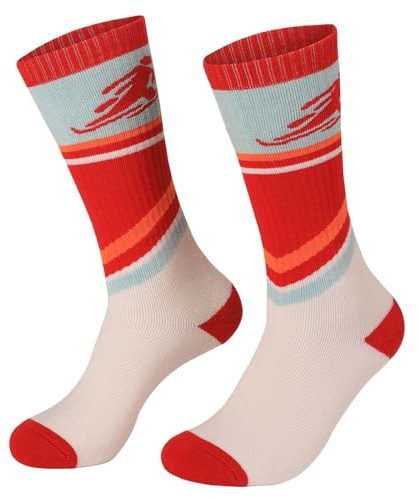 Générique Chaussettes Ski Enfant Thermiques Chaudes Chaussettes Souples Longues Jusqu'au Garçons et Filles Respirant Chaussette de Neige Hiver Ski, Les Activités Patinage Snowboard Randonnée