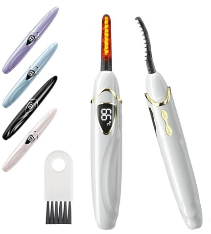 runpeak S600, piegaciglia riscaldato elettrico, con controllo preciso della temperatura, funzione di memoria e calore costante per ricci di lunga durata (S600-148 mm)
