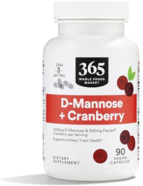 365 by Whole Foods Market, D-Mannose With Cranberry, 90 Count