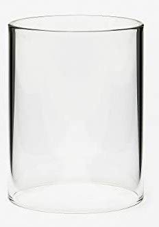 Glascylinder utan botten, munblåst, borosilikatglas gravljus, reservcylinder, lyktöppning, längst upp 12 cm, höjd 20 cm, önskad tillverkning enligt mått