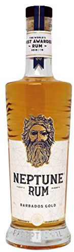 Neptune Rum Barbados Gold, The World's Most Awarded Rum of 2018/19, 100cl