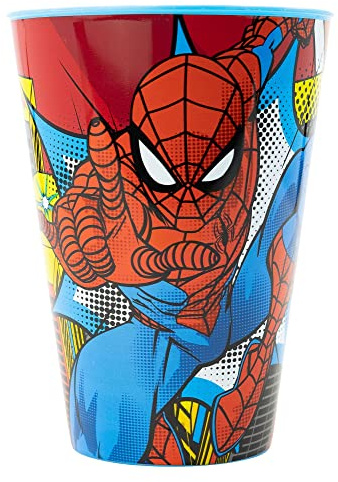 Stor GOBELET RÉUTILISABLE POUR ENFANTS EN PLASTIQUE SANS BPA 430 ML,SPIDERMAN MIDNIGHT FLYER