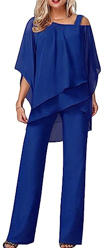 Conjunto de 2 Piezas de Tul para Mujer - Traje de Noche con Camisa de Gasa y Pantalón de Cintura Alta, Elegante, Vintage para Cóctel, Fiesta, Festivo