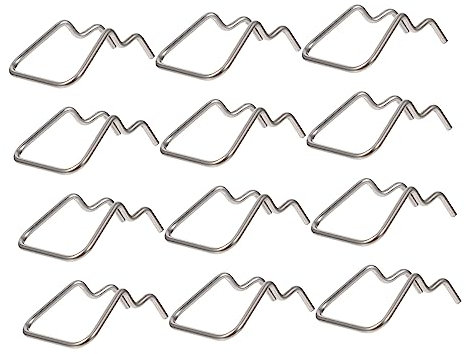 JECOMPRIS 36 Stk Lochbretthaken Werkzeughalter edelstahlhaken rutenständer Einzellochhaken Regalhaken aus Edelstahl Regalboden Einzelregalhaken Steckhaken Werkbank Metall Zubehör Zange