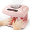 Saviland Luft Nageltrockner, Nagel Fächertrockner Warmer und Kühler Windgebläse Nageltrockner Nagelkunst Lackmaschine, Schnell Trocknendes Timing Air Nail Fan Föhn für Normalen Nagellack
