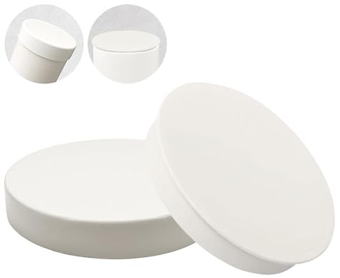 FHBHJNATC 2 Pièces Capuchon D'Égout, Bouchon de Tuyau en PVC, Drainage Tube Closing Plug, Bouchons Extérieurs et Intérieurs pour Les Couvercles des Tuyaux de Vidange et D'aération (160)
