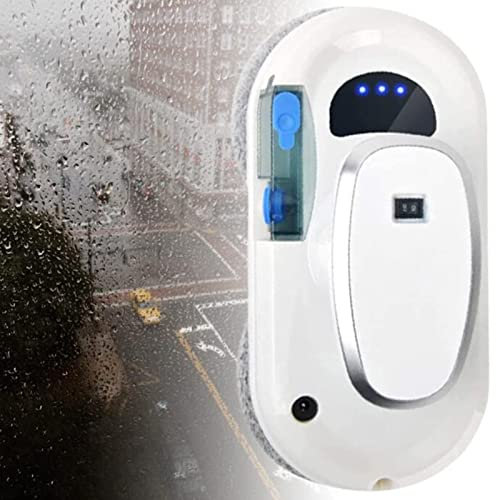 Elektrisk fönsterputsrobot, Fönsterputsrobot, Glasrengöringsrobot för interiör/exteriör höghusfönster med automatisk vattenspray, 3 rengöringsmetoder,