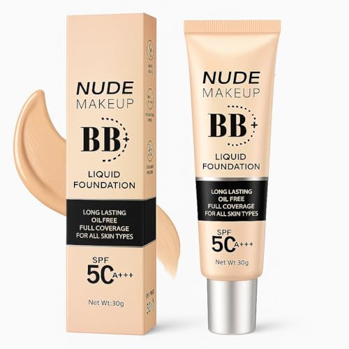 EHIOG BB Cream Correctora con Color, Crema Hidratante Facial con FPS 51+++, Unifica el Tono de la Piel, Cubre Imperfecciones, Apta para Todo Tipo de Pieles, Acabado Natural