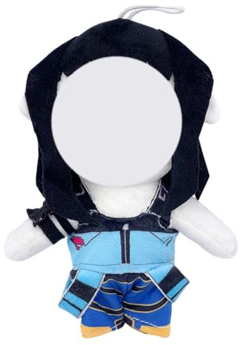 GNHG 1 Pezzo Caccoiatori di do-evili Gio-cattolo per bambini e adulti Peluche Giocattolo carino regalo per i fan di Decorazione di Halloween natale Giocattolo(Ragazza dai capelli neri)