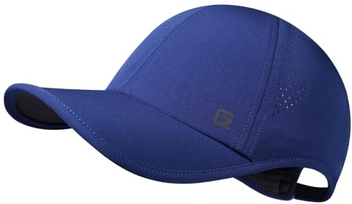 GADIEMKENSD 2.0 Gorra de Running para Hombre y Mujer en Material Dri?Fit elástico con Malla Transpirable y ventilada – Gorra Fresca de Golf para Senderismo, Tenis, Entrenamiento, Gimnasio, Dark Blue