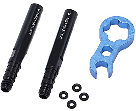 Prolongateur de Valve, Alliage d'aluminium d'extension de Valve français résistant à la Corrosion pour vélo(45 mm)