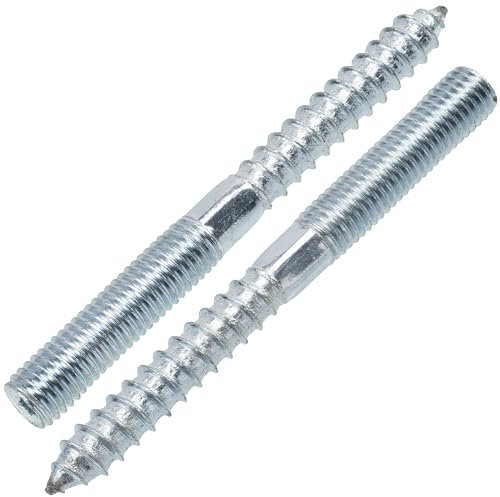 AERZETIX - C75908 - Set di 12 viti a doppio filettatura M12x120mm - prigioniero filettato - in acciaio