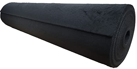 Meterware Autoteppich (Auskleide-Teppich für Fahrzeugboden, Kofferraum, etc) Hit schwarz, Zuschnitt (2m breit / 1,5m lang)