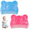2 Pcs Cradles Cap Comb, Cute Bear-Shaped Cradle Cap Brush, Baby Scalp Brush for Newborn Baby Hair Grooming(Blue,Pink)