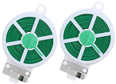 VICASKY 2rollen Flexible Pflanzenbinder Witterungsbeständige Bindebänder Für Gartenarbeit Mit Integriertem Cutter Unterstützung Von Bäumen Und Pflanzen