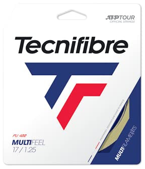 Tecnifibre Multifeel Tennis String 1.25mm Natural - 12m Set