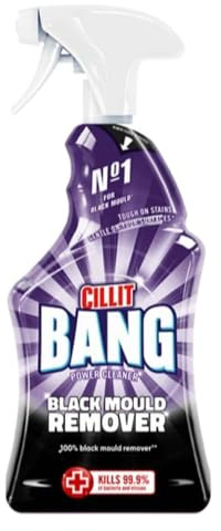 Cillit Bang Black Mould Remover Spray I Removes Mould, Mildew & Dirt I Size: 750ml (Pack of 3)