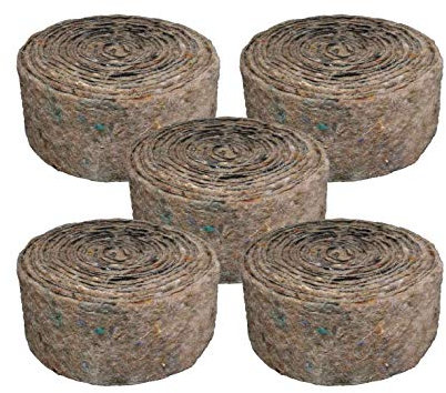LOWENERGIE Pipe Insulation Wool Felt Hair Pipe Wrap Lagging 7M Roll 15mm 22mm 28mm (5)