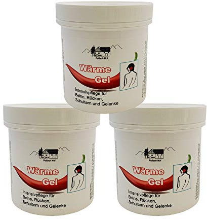 Iloda® 12x 250ml Wärme Gel vom Pullach Hof, Wärmegel, Wärmebalsam, Wärmesalbe, Intensivpflege für Beine, Rücken, Schultern und Gelenke