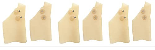Shinekoo 6 Stück Daumen-Hosenträger Gel Handgelenk Daumen Unterstützung Bandage Wasserdicht Magnetische Handgelenkbandage Arthritis Daumen Silikon Handschuh Schutz Elastische Handgelenkbandagen