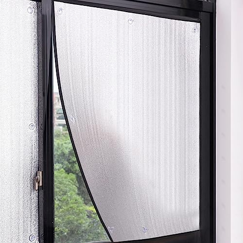 Genérico Película para Ventanas Reflectante de Calor para Salas de Sol, lámina Aislante de Aluminio de 8 mm, protección térmica, Tinte para Ventanas con protección Solar y Anti-UV