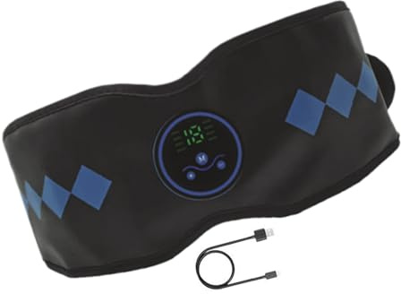 Faja abdominal estimulante muscular, 19 niveles, inteligente, portátil, recargable mediante USB, masajeador abdominal para el abdomen, hogar, belleza, spa, recuperación después del deporte, rutina