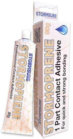 Stormoprene Contact Adhesive (90g) - High Bonding Strength, Fast Curing Adhesive for Quick Repairs to Almost Anything