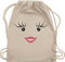 Turnbeutel Rucksack - Karneval & Fasching - Taschen - Partner Kostüm Milch und Schokolade Milky Partnerkostüm I Paar Kostüm Milky and Chocolate couple costume - Unisize - Naturweiß