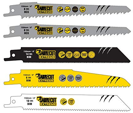 SabreCut 5pcs SCRSK5A S610DF S644D S922BF S922HF Tigersågblad