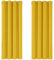 Deconovo Thermal Insulated Eyelet Blackout Curtains for Bedroom 46 x 54 Inch Mellow Yellow 2 Panels