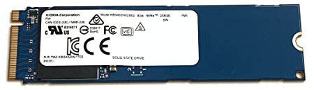 KIOXIA SSD 256 GB BG4 M.2 2280 NVMe PCIe Gen3 x4 KBG40ZNV256G L57447 Solid State Drive für Laptop Desktop Ultrabook PS5 Konsole