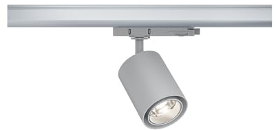 Paulmann 96558 ProRail3 Foco de raíl LED Kratos 36° 1000lm 9W 3000K 230V plateado sistema de iluminación con raíles