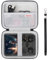 Supmay Hard Carrying Case for RG40XXV/G350/RG35XX/RG405V/RG406V Retro Handheld Game Console, Retro Game Travel Storage Holder with Mesh Bag for SD Card, USB Charging Cable, User Manual, Black