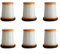 Ersatzfilter für Shark Handstaubsauger WV200EU WV251EU, Waschbar & Wiederverwendbar, Starke Saugkraft Handfilter Ersatz(6 Stück)