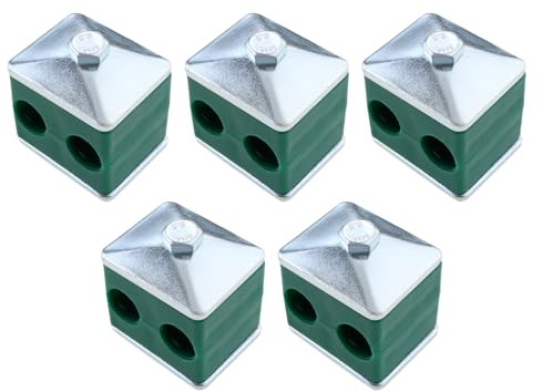 SG Store 5 Pezzi 12mm Morsetto Per Tubo Idraulico Doppio Morsetto Per Tubo Fascette Per Tubo Flessibile In Plastica Fissaggio Per Tubo Idraulico A Pressione Con Diametro Esterno Di 12mm