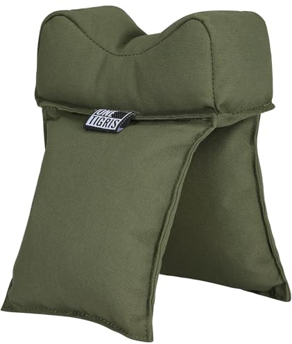 OneTigris Supporto per armi, supporto per asta anteriore, borsa da riposo da caccia, supporto per fucile per fucile all'aperto, caccia, tiro, sport di tiro, pratica di tiro con bersaglio, verde