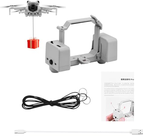 LICHIFIT Sistema Airdrop de dron para DJI MINI 4 PRO lanzador fotosensible transporte entrega entrega carga útil dispositivo de caída de aire