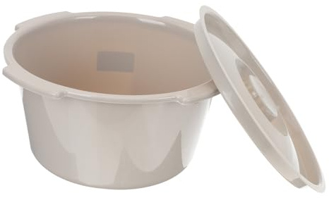 Beatifufu Orinal Portátil para Adultos y Niños 1 Unidad Tapa Diseño Compacto y Resistente Pp Uso Doméstico y Camping para Mayores, Embarazadas y Discapacitados, Accesorio Imprescindible
