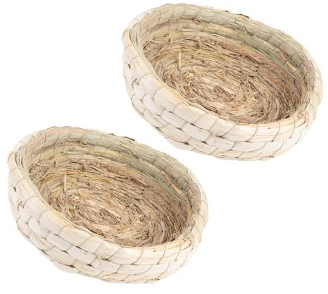 IMIKEYA Nido per Schiusa Piccioni 2 Pezzi in Plastica Colore caffè Zona Calda e Riparata Design Semplice ed Elegante Casa per Piccioni