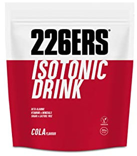 226ERS Isotonic Drink | Isotónico en Polvo, Bebida Deportiva Isotónica con Sales Minerales y Beta Alanina para Hidratación, Sin Gluten Cola - 500 gr
