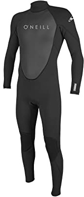 O'Neill Men's Reactor-2 3/2mm Back Zip Full Wetsuit, Black/Black, 3XL