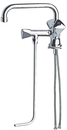 Gastro Mischbatterie Hochdruck 1 Becken mit Unterspülrohr/Gläserspüler - Anschluss