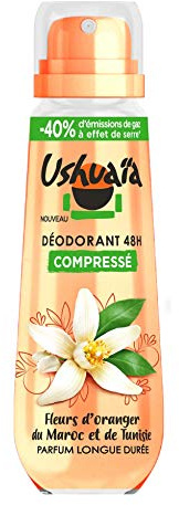 Ushuaïa Deodorant, komprimiert, 48 Stunden, Orangenblüten, 100 ml