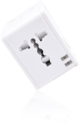 VIEVRE Reiseadapter Weltweit, Universal Reisestecker mit 2 USB, Universal Adapter, Reisestecker Adapter Weltweit, Travel Adapter für Deutschland Thailand USA England Italien