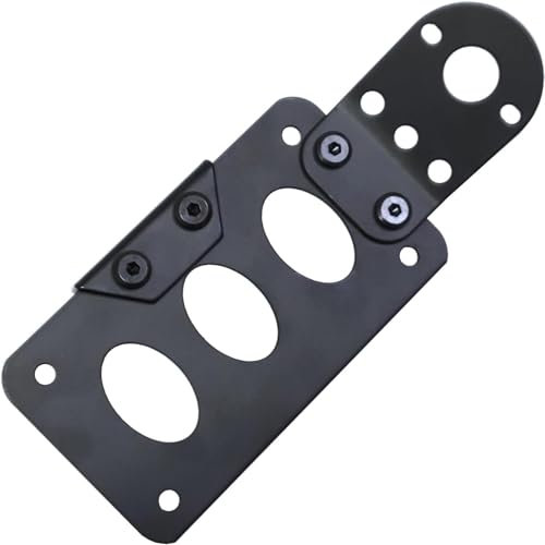 Support universel pour plaque d'immatriculation de moto