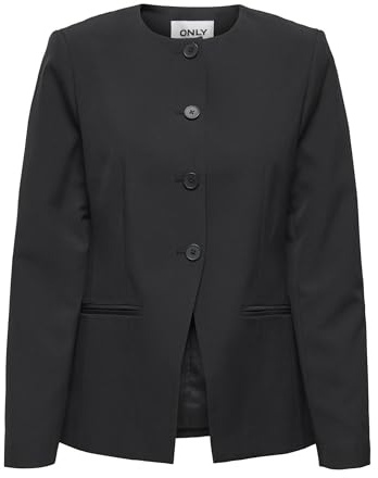 ONLY Onlsoffi Life L/S Fit Blazer CC TLR, Nero, 40 Donna