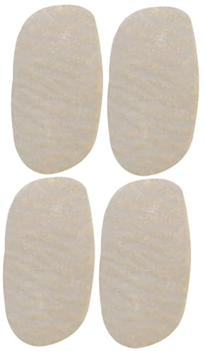 Toyvian Musical Instrument Accessory Easy to Install Leather Bridge Pads 4pcs Protecting the Bridge from String Cuts for Cello for Cello Players and Enthusiasts