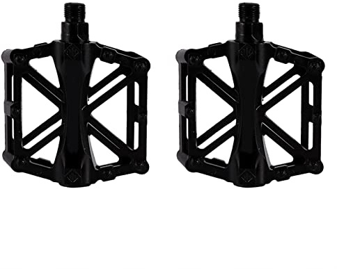 Tomantery Pedales de Bicicleta Antideslizantes de Aluminio, Livianos para Carreras de Carretera y Ciclismo Recreativo, 1 par de Colores Brillantes Duraderos para Recorridos de Larga Distancia (#3)