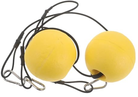 PENIKOKO 2 St Flytande Ankarboj med Bungee Rep och Klämma Hög Synlighet Flytande Markeringsboj för Pooler Sjöar och Vattensporter Säker Förankring med Reflekterande Remsor